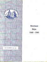 MERCHANT SHIPS  1860-1960