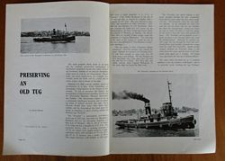 PRESERVING AN OLD TUG -  FORCEFUL (in Insurance Lines)