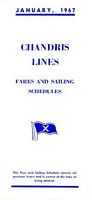 FARES AND SAILING SCHEDULES - JANUARY 1967
