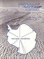 ANTARCTICA - Special Issue  (in Australian Natural History, Vol. 16, No.4, 1968)