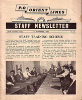 P & O / ORIENT LINES of Australia - Staff Newsletter