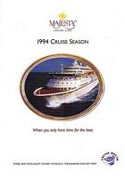 MAJESTY CRUISE LINE - 1994 CRUISE SEASON