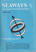 SEAWAYS - The Journal of The Nautical Institute - 1981