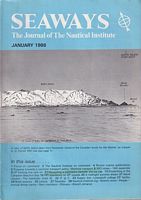 SEAWAYS - The Journal of The Nautical Institute - 1986
