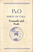 P & O / PORTS OF CALL:  FREMANTLE AND PERTH