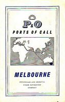 P & O PORTS OF CALL:  MELBOURNE