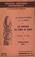 BULLETIN DE LA SOCIETE D'ETUDES HISTORIQUES DE LA NOUVELLE-CALEDONIE (S.E.H. No. 28)