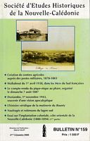 BULLETIN DE LA SOCIETE D'ETUDES HISTORIQUES DE LA NOUVELLE-CALEDONIE- S.E.H. No.159