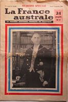 LA FRANCE AUSTRALE - " DE GAULLE A NOUMEA", Num&eacute;ro Sp&eacute;cial  (No.: 23.088), 3 Septembre 1966 