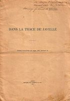 DANS LA TRACE DE JAVELLE  (extract from:  Die Alpen / Les Alpes, fascicule 10, 1937)