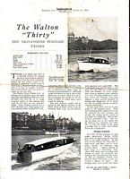 THE WALTON "THIRTY", New Gray-engined standard Cruiser