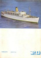 S.S. HIMALAYA - South Pacific Cruise September 1974