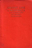 LIST OF PASSENGERS - R.M.S. ORCADES, August 1949