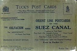 ORIENT LINE POSTCARDS OF THE SUEZ CANAL