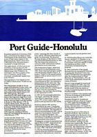 PORT GUIDE - HONOLULU