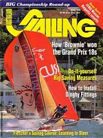 18FT SKIFF GRAND PRIX CIRCUIT, and Rob Brown  (in Australian Sailing, April 1994)