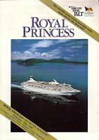 "ROYAL PRINCESS" CRUISE / FLY HOLIDAYS:  February - May 1987