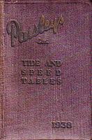 SPEED AND TIDE TABLES FOR 1938