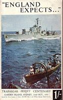 "ENGLAND EXPECTS..." - Trafalgar Sesqui Centenary / Garden Island, Sydney / 22nd October 1955