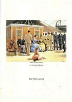 S.S. CANBERRA - Luncheon Menu "In the Indian Ocean - P&O Pencillings"