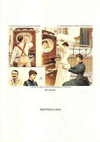 S.S. CANBERRA - Luncheon Menu "Off Ushant - P&O Pencillings"