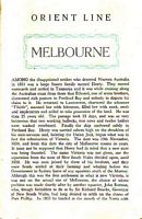 PORT OF CALL:  MELBOURNE