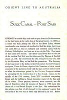 PORTS OF CALL:  SUEZ CANAL - PORT SAID