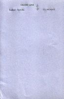 ORIENT LINE / ENGLAND - AUSTRALIA -  S. S. ORCADES - WRITING PAPER
