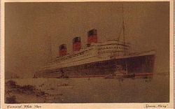 Post Card "R.M.S. QUEEN MARY" 