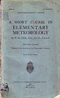 A SHORT COURSE IN ELEMENTARY METEOROLOGY