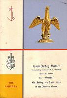THE AMPULLA - GOOD FRIDAY SERVICE: S.S. ORSOVA 