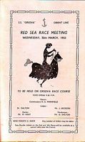 S.S. ORSOVA - RED SEA RACE MEETING