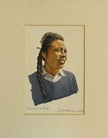 PORTRAIT - SCHOOL GIRL AT TONGA