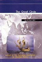 THE GREAT CIRCLE: Journal of the Australian Association for Maritime History -  Volume 35, No. 1 