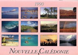 CALENDRIER  1990 - NOUVELLE-CALEDONIE