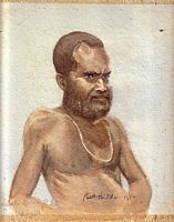 PORTRAIT - NAVALE (BENNY) of LOUN, RUSSELL ISLAND PAPUA NEW GUINEA