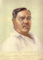 PORTRAIT - RANGI KIRO, NAPUHI TRIBE, NGATIHINE Sub-tribe