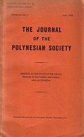 THE JOURNAL OF THE POLYNESIAN SOCIETY - Volume 62, No. 2
