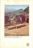 MENU - T.N. "GALILEO GALILEI": TAORMINA - Teatro greco-romano (sullo sfondo l'Etna)