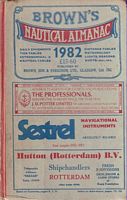 BROWN'S NAUTICAL ALMANAC / DAILY TIDE TABLES  FOR 1982