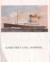 THE BLUE FUNNEL LINE TO AUSTRALIA, by T.S.S. Ulysses & T.S.S. Nestor 