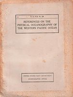 REFERENCES ON THE PHYSICAL OCEANOGRAPHY OF THE WESTERN PACIFIC OCEAN