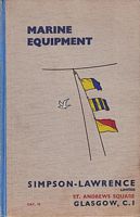 MARINE EQUIPMENT - SIMPSON-LAWRENCE LIMITED  "CATALOGUE Q"