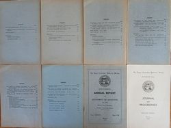 ROYAL AUSTRALIAN HISTORICAL SOCIETY - Journal and Proceedings:   Vol. XXXIV, Parts 1 to 7 - 1948