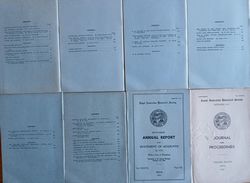 ROYAL AUSTRALIAN HISTORICAL SOCIETY - Journal and Proceedings:   Vol. XXXVII, Parts 1 to 7 - 1951