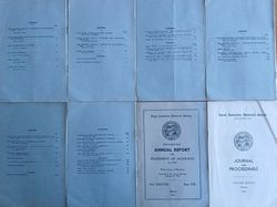 ROYAL AUSTRALIAN HISTORICAL SOCIETY - Journal and Proceedings:   Vol. XXXVIII, Parts 1 to 7 - 1952