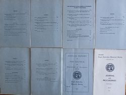 ROYAL AUSTRALIAN HISTORICAL SOCIETY - Journal and Proceedings:   Vol. 42, Parts 1 to 7 - 1956