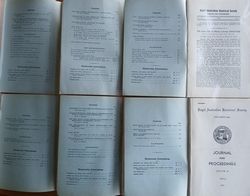 ROYAL AUSTRALIAN HISTORICAL SOCIETY - Journal and Proceedings:   Vol. 46, Parts 1 to 6