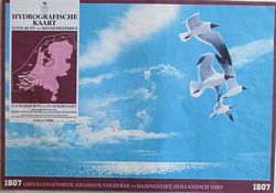 HYDROGRAFISCHE KAART, voor Kust-en Binnenwateren, voor Beroeps-en Pleziervaart - 1807: Grevelingenmeer / Krammer / Volkerak en Harinngvliet / Hollandsch Diep