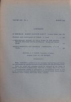 OCEANIA - A Journal devoted to the Study of the Native Peoples of Australia, New Guinea, and the Islands of the Pacific  (Volume XIV, No. 3, 1944)